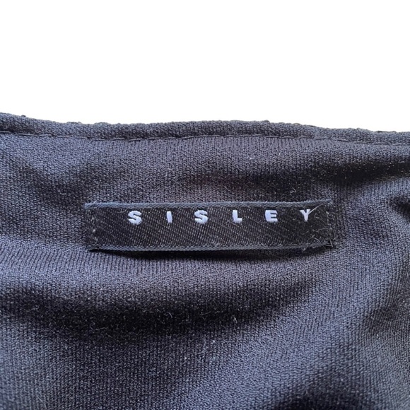 Vintage Sisley Black Lace Lined Midi Pencil Skirt - 4/6, 26-27" 🇮🇹 - Picture 6 of 11